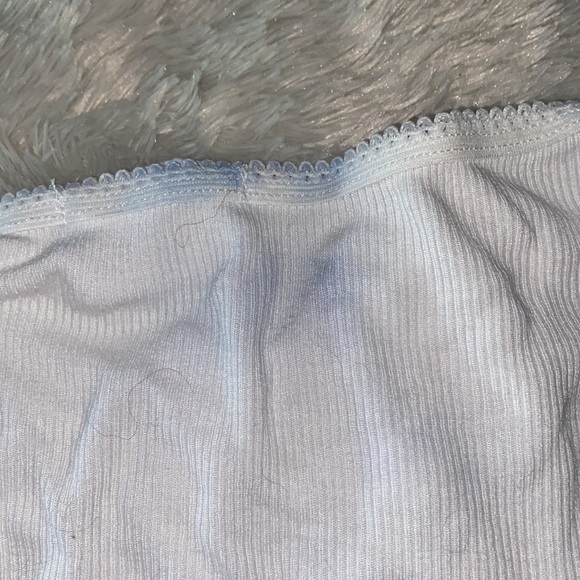 Revolve White Ribbed S Top. Worn once - Picture 7 of 8